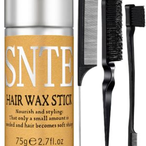 Home hair brush & hair wax stick set
